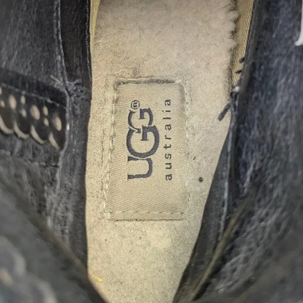 UGG Darling Suede Harness Boots GUC $189 Size 6.5  S3770
